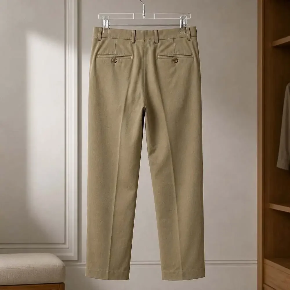 Banana Republic Modern Fit Cotton Chino Pants Khaki 34/32 #1095